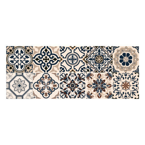 200 x 200 x 8.2mm floral brick (ten pictures mixed and matched) yq2005