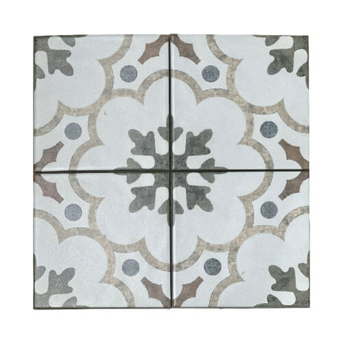 200 x 200 x 9mm small floral tile series yq20102