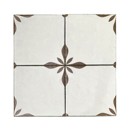 200 x 200 x 9mm small floral tile series yq20104