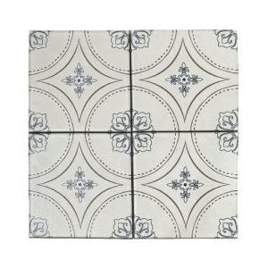 200 x 200 x 9mm small floral tile series yq20105