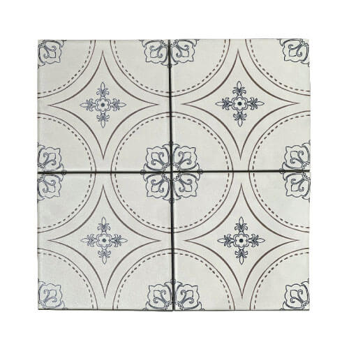 200 x 200 x 9mm small floral tile series yq20105