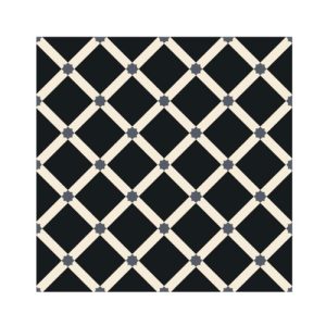 200 x 200 x 9mm SMALL FLORAL TlLE SERIES - YQC2016