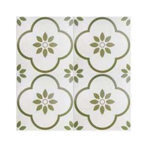 200 x 200 x 9mm SMALL FLORAL TlLE SERIES - YQC2019