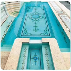 YPS010 - SWIMMING POOL MOSAIC TILES - CUSTOMIZED