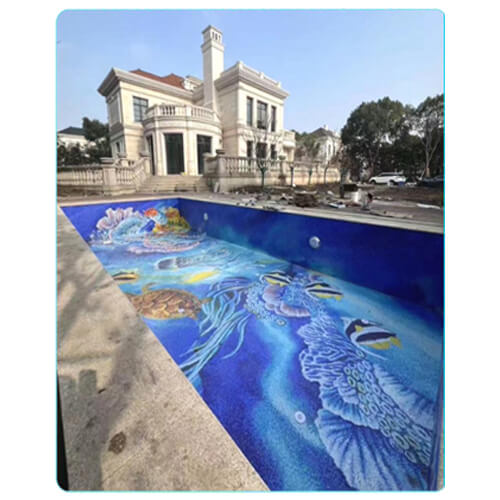 YPS014 - SWIMMING POOL MOSAIC TILES - CUSTOMIZED